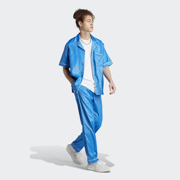 adidas Graphics Monogram Pajama Pants - Blue | Men's Lifestyle | adidas US