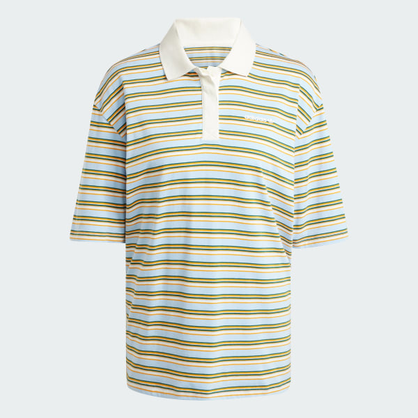 Multicolor Playera Polo '80s Rayas Extragrande