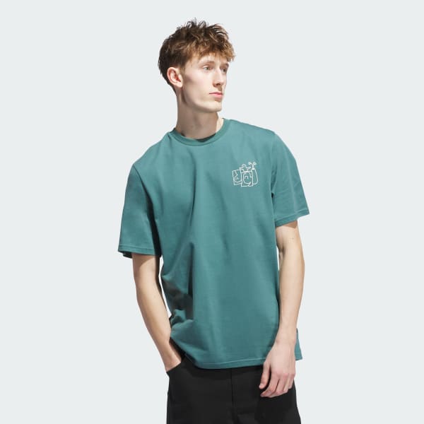 Verde Remera Shmoofoil Stairs