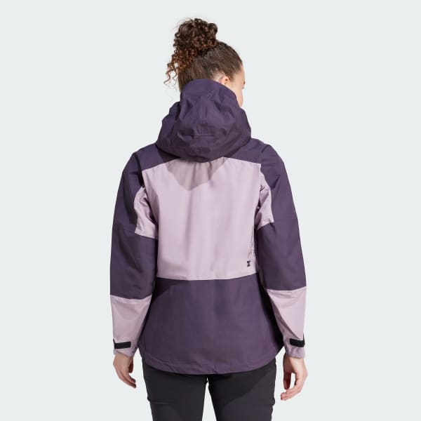 Violeta Campera de Senderismo Terrex Xploric RAIN.RDY