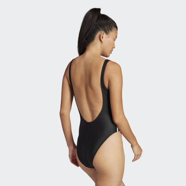 ワコール   Swim  Waear Buy Speedo Black Racer Zip Swimsuit with Built in Swim Bra from