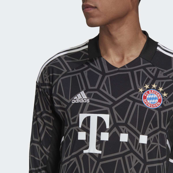 cierna FC Bayern 22/23 Goalkeeper Jersey DWA68