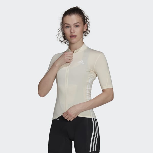 adidas Maillot playera de ciclismo manga corta Blanco adidas