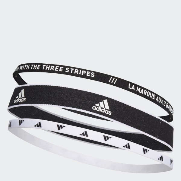adidas Training Headbands 3 Per Pack Black adidas Philippines