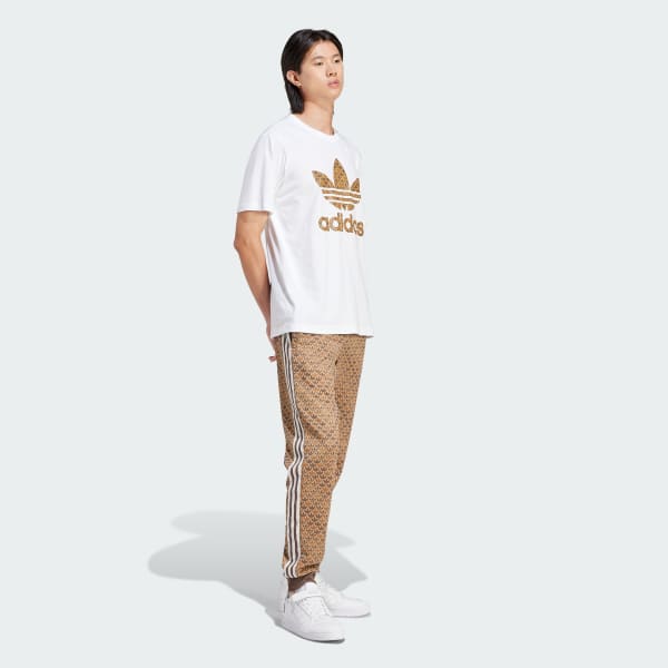 Branco Camiseta Estampada Monograma Classic