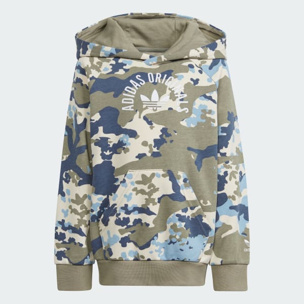 Camo trefoil hoodie set hotsell