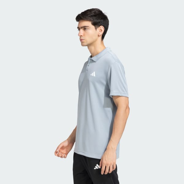 Grey Small Logo Polo Shirt