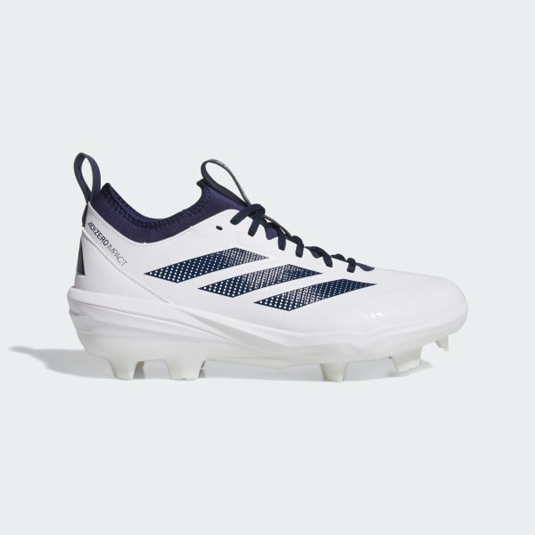 adidas Adizero Impact 2.0 TPU Cleats - White | Free Shipping with