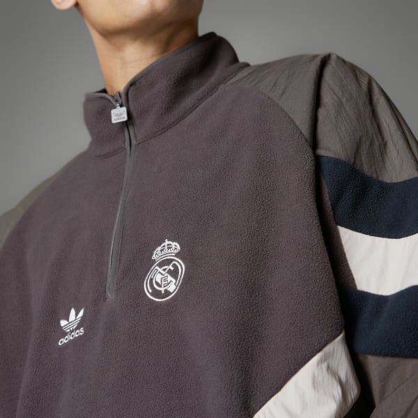 Marron Sweat-shirt polaire Real Madrid Originals