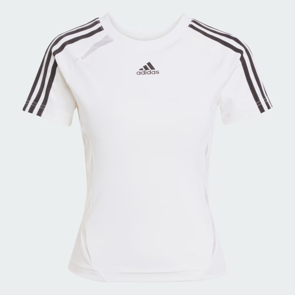 Wit Teamgeist Adicolor Slim-fit Shirt