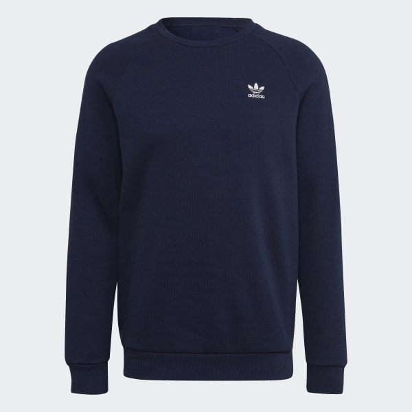 Niebieski Adicolor Essentials Trefoil Crewneck Sweatshirt JKZ50