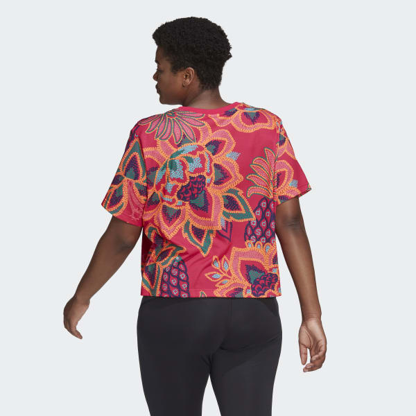 Rosa T-shirt FARM Rio (Plus Size)