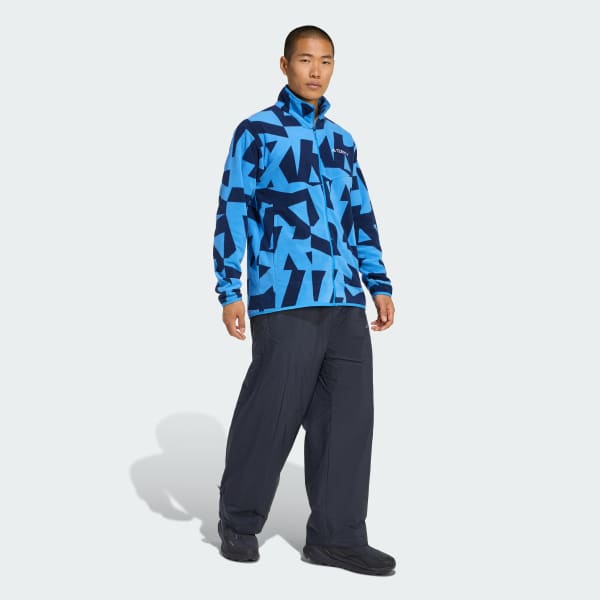 modrá Bunda Terrex Multi Printed Full-Zip Fleece