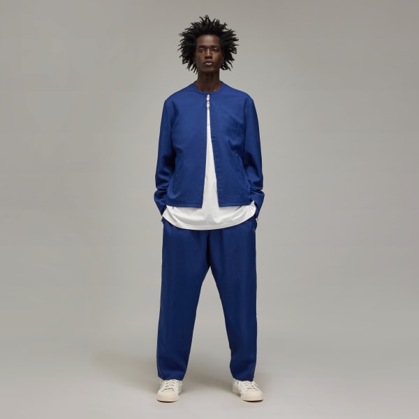 adidas Y-3 Mesh 3-Stripes Track Top - Blue | Free Shipping