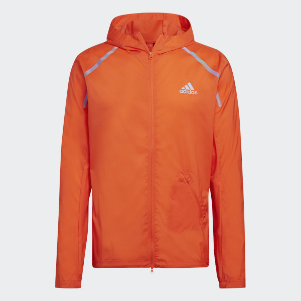 adidas Marathon Running Jacket - Orange