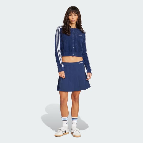 Μπλε Pleated Skirt
