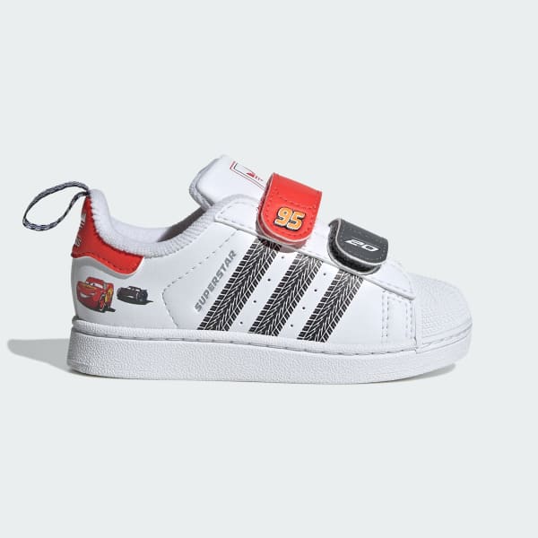 adidas Pixar Cars Superstar II Comfort Closure Shoes Kids
