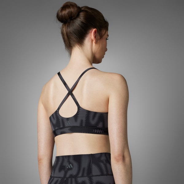 Grey All Me Light-Support Printed Bra