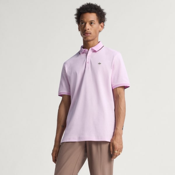 Ροζ Originals Twistknit Trefoil Polo Shirt