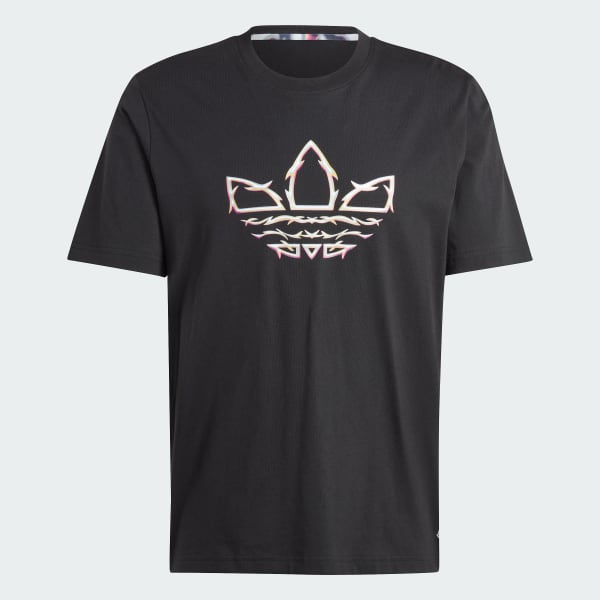 noir T-shirt graphique à manches courtes Pride