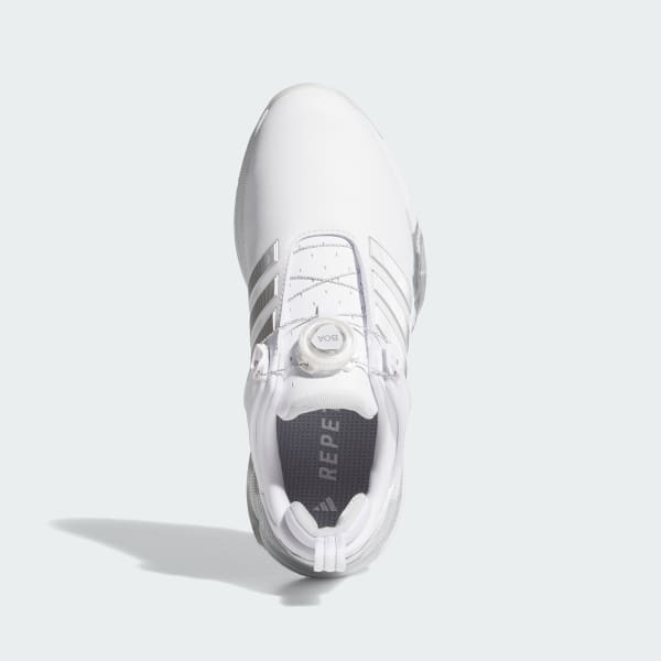 White ADIPOWER 26 BOA SPIKELESS GOLF SHOES