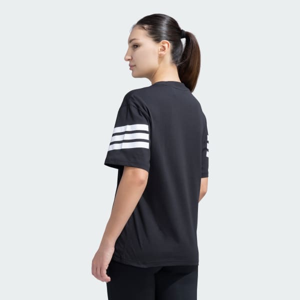 Black Future Icons 3-Stripes Tee