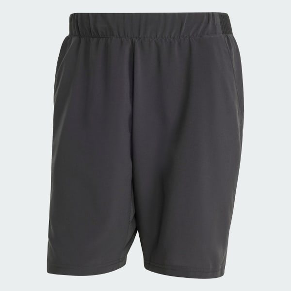 zwart Club Tennis Climacool Stretch Geweven Short