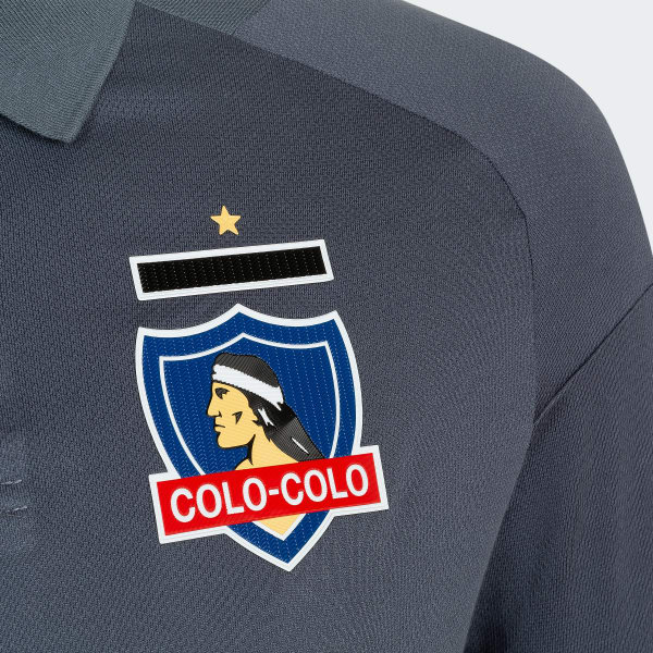 Gris Polera con Cuello Colo-Colo