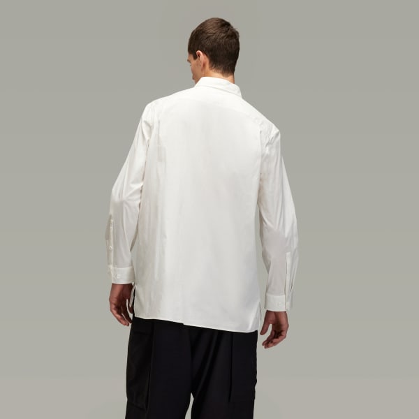สีขาว เสื้อมีกระเป๋าแต่งพลีต Y-3