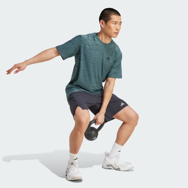 Green Train Essentials Stretch Training Tee