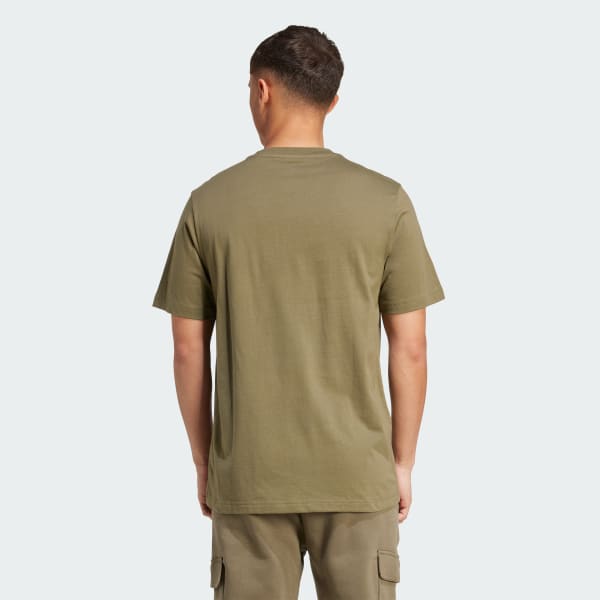 Verde Polera Camo Script Graphic