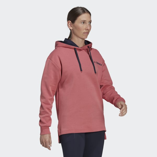 Rosso Felpa con cappuccio Terrex Logo Graphic QG501