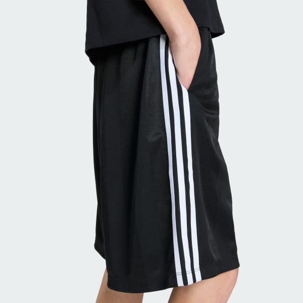 adidas 3 STRIPES JACQUARD JORTS - Black | Free Shipping with adiClub
