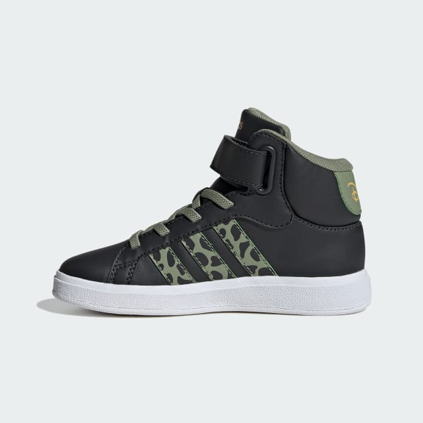 adidas Disney Lion King Grand Court Mid Shoe Kids Grey adidas UK
