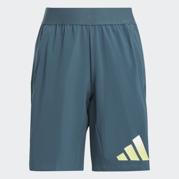 Turquoise Short en toile Train Icons AEROREADY Logo