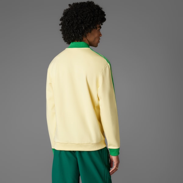 Yellow 오리지널스 3S 쿼터집 스웨트셔츠