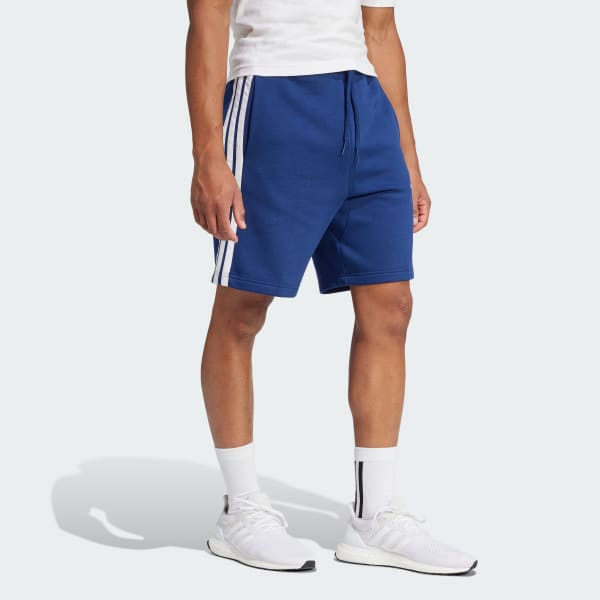 Essentials 3-Stripes Fleece Shorts