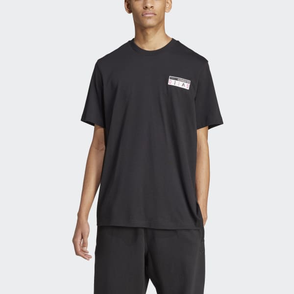 ★ adidas★ graphic tee green IW3240 adidas '80s Premium Graphic Tee - Black | adidas Singapore