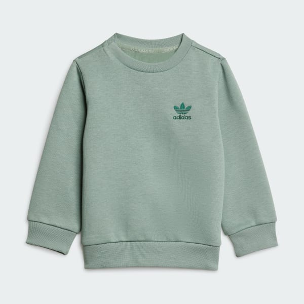 adidas Crew Set Kids Green adidas UK