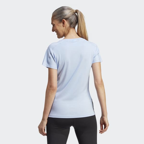 売れ筋商品|||アディダス Tシャツ レディース トップス AEROREADY TRAIN ESSENTIALS MINIMAL BRANDING  NECK - Sports T-shirt - violet tone/white Amazon.com: adidas Women's Aeroready Train Essentials