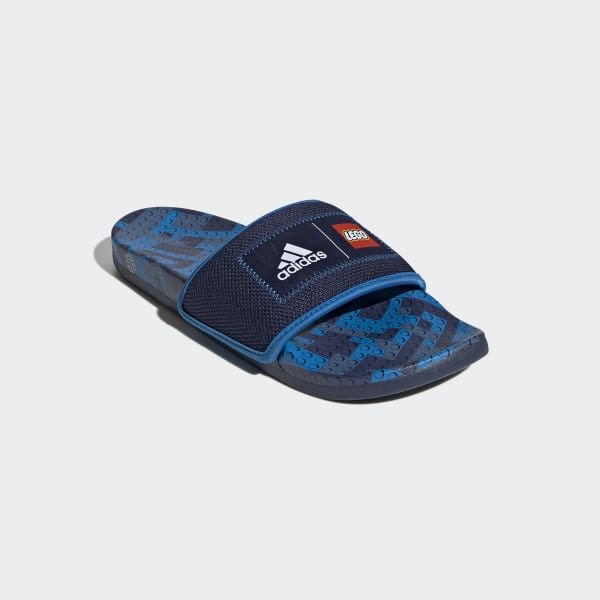 Niebieski adidas Adilette Comfort x LEGO® Slides