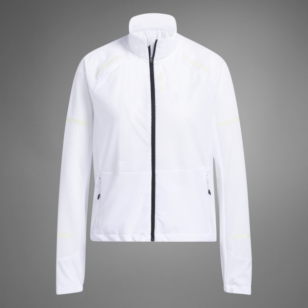 White reflective running jacket clearance