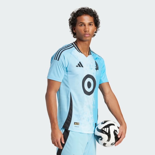 adidas Minnesota United FC 25/26 Away Authentic Jersey - Blue