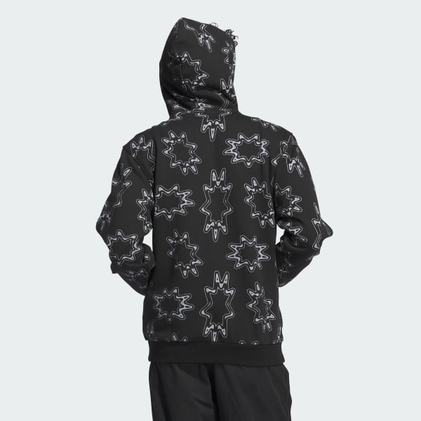 Negro Sudadera con Gorro Astarry Skateboarding