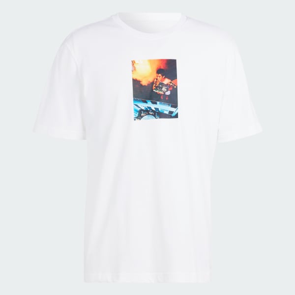 ホワイト Adi Pic 半袖Tシャツ