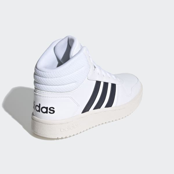 hoops 2.0 mid shoes white