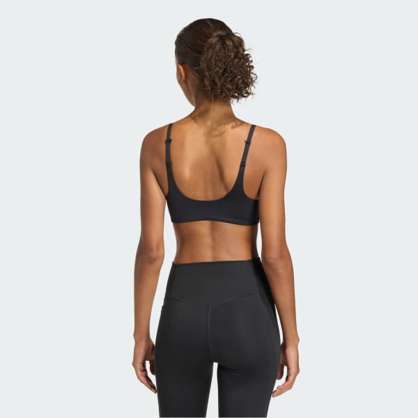 Siyah Optime Essentials Workout Hafif Destekli Sporcu Sütyeni