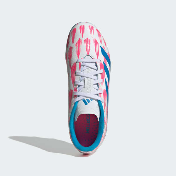 White Predator League Firm Ground Boots Kids