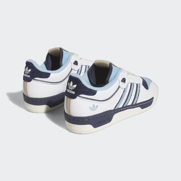 ◆adidas◆ Rivalry Low White Navy IE4746 ADIDAS RIVALRY LOW MEN'S SHOES IE4746 WHITE NAVY LEATHER | eBay