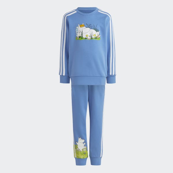 Blue adidas Originals x Moomin Crew Set